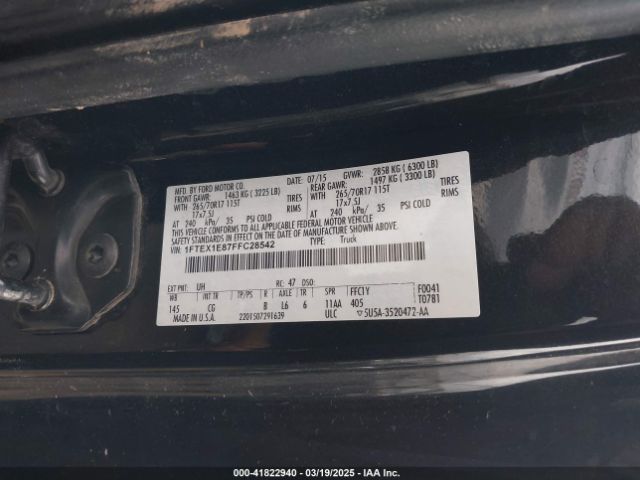 1FTEX1E87FFC28542 Ford F-150 Xl