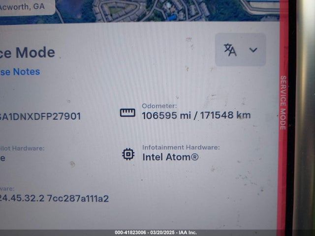 2013 TESLA MODEL S 5YJSA1DNXDFP27901 Photo 6