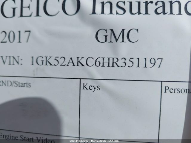 1GKS2AKC6HR351197 GMC YUKON SLE