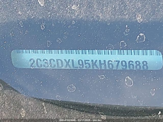 2C3CDXL95KH679688 Dodge Charger Srt Hellcat Rwd