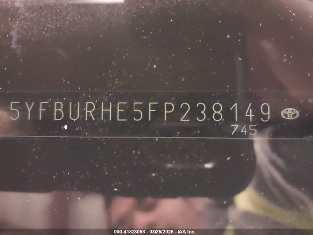 5YFBURHE5FP238149 Toyota Corolla S Plus