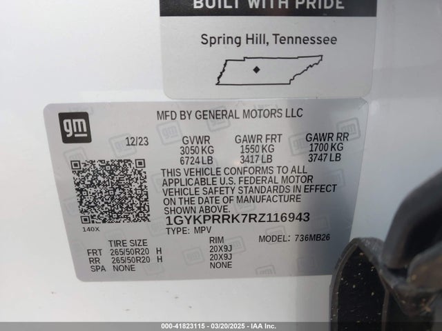 2024 CADILLAC LYRIQ 1GYKPRRK7RZ116943 Photo 8