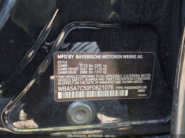 WBA5A7C50FD621076 BMW 528i Xdrive
