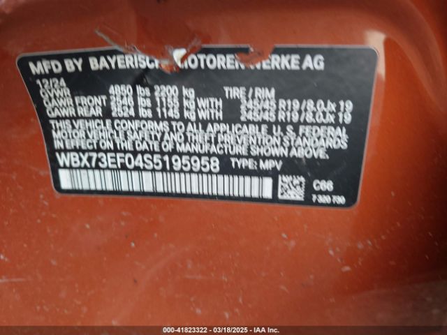 2025 BMW X1 WBX73EF04S5195958 Photo 8