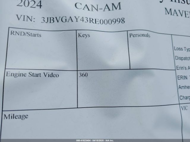 2024 CAN-AM MAVERICK X3 3JBVGAY43RE000998 Photo 9