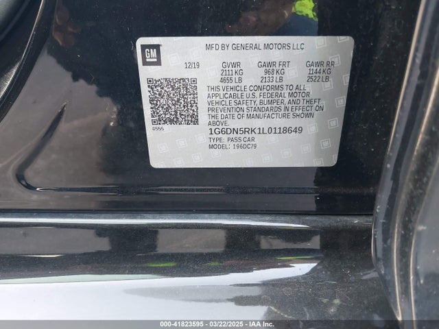 2020 CADILLAC CT5 1G6DN5RK1L0118649 Photo 8