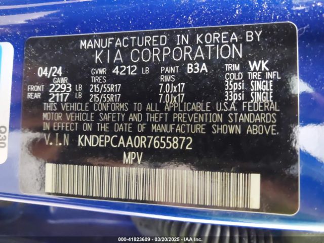 KNDEPCAA0R7655872 KIA Seltos Lx