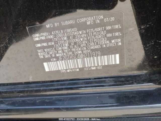 JF2GTHSC4MH211979 Subaru na