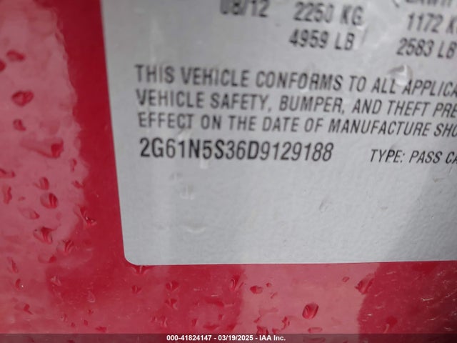 2013 CADILLAC XTS 2G61N5S36D9129188 Photo 8