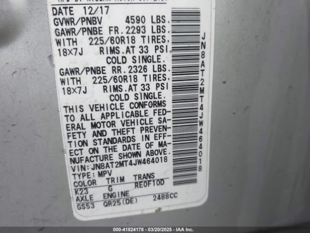 2018 NISSAN ROGUE JN8AT2MT4JW464018 Photo 8