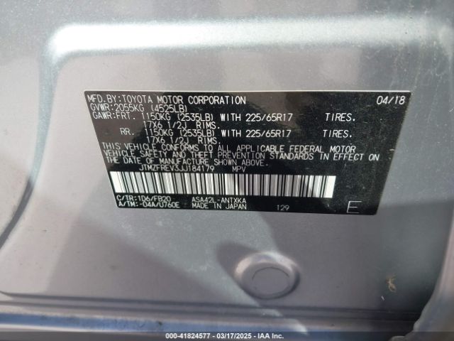 JTMZFREV3JJ184179 Toyota RAV4 LE