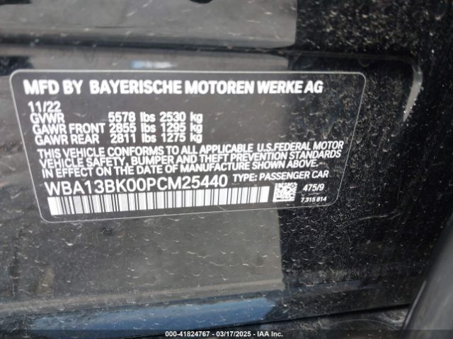 WBA13BK00PCM25440 BMW M550 I Xdrive