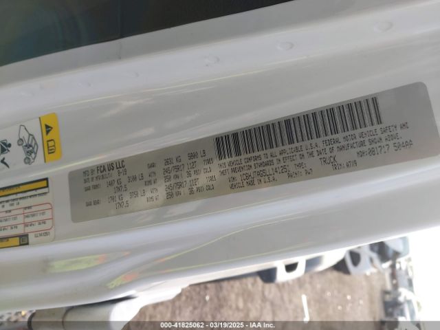 2020 JEEP GLADIATOR 1C6HJTAG5LL141251 Photo 8