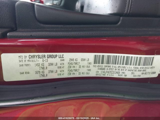 1C4RJFAG7EC213469 Jeep Grand Cherokee Laredo