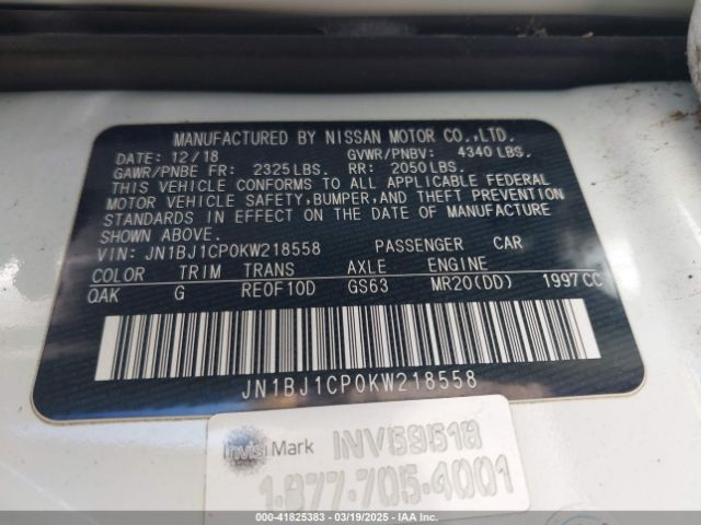 2019 NISSAN ROGUE SPORT JN1BJ1CP0KW218558 Photo 8