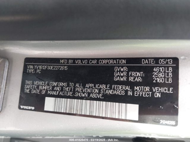 2014 VOLVO S60 YV1612FS0E2272615 Photo 8