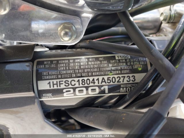 2001 HONDA VT1100 1HFSC18041A502733 Photo 9