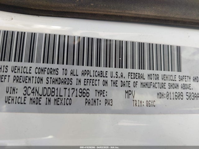 Aukcja sprzedaży 2020 Jeep Compass Trailhawk 4x4, vin: 3C4NJDDB1LT171966, numer aukcji: 41826286