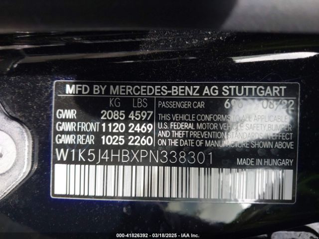 2023 MERCEDES-BENZ CLA 250 COUPE W1K5J4HBXPN338301 Photo 8