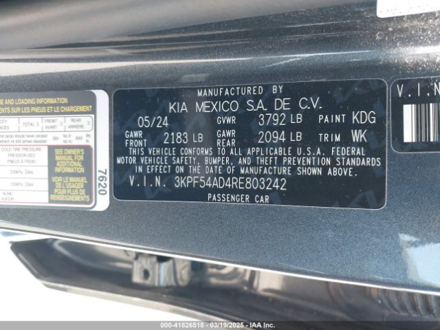 3KPF54AD4RE803242 KIA Forte Gt-line