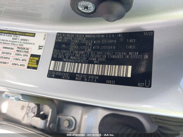 Aukcja sprzedaży 2023 Toyota Corolla Cross Xle, vin: 7MUDAAAG5PV038272, numer aukcji: 41826560