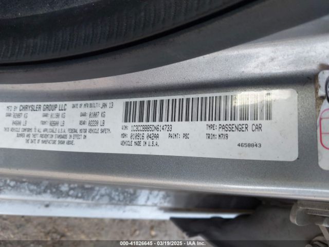 2013 CHRYSLER 200 1C3CCBBB5DN614733 Photo 8