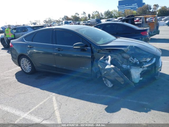 3FA6P0LU4FR306928 Ford Fusion Hybrid Se
