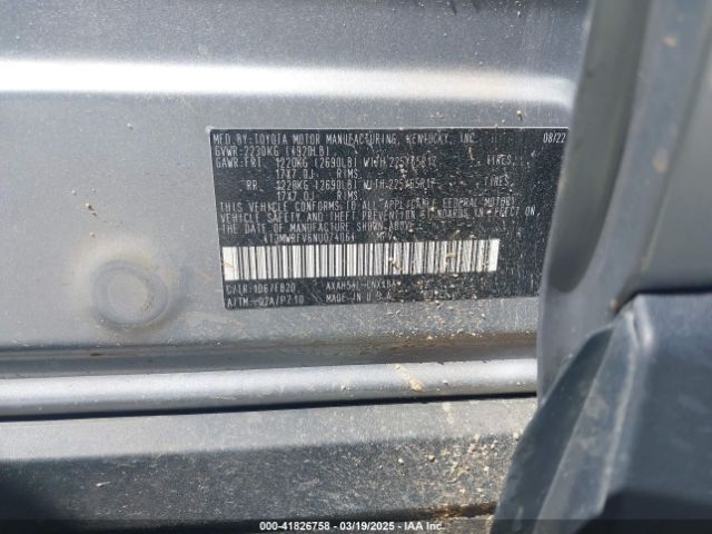 4T3MWRFV6NU074064 Toyota Rav4 Hybrid Le