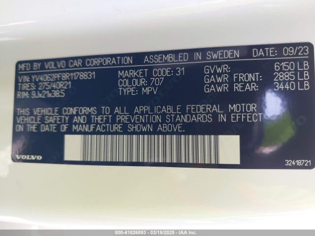 2024 VOLVO XC90 YV4062PF8R1178831 Photo 8