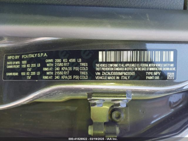 2021 JEEP RENEGADE ZACNJDBB8MPM28565 Photo 8
