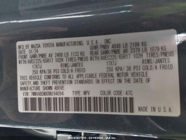 7MMVABDMXRN194094 Mazda Cx-50 2.5 S Premium
