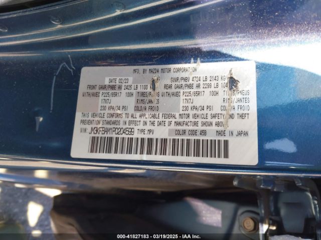 JM3KFBAM1P0204599 Mazda Cx-5 2.5 S