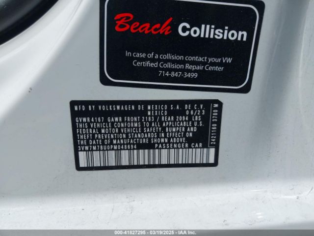 3VW7M7BU0PM048694 Volkswagen Jetta 1.5t Se