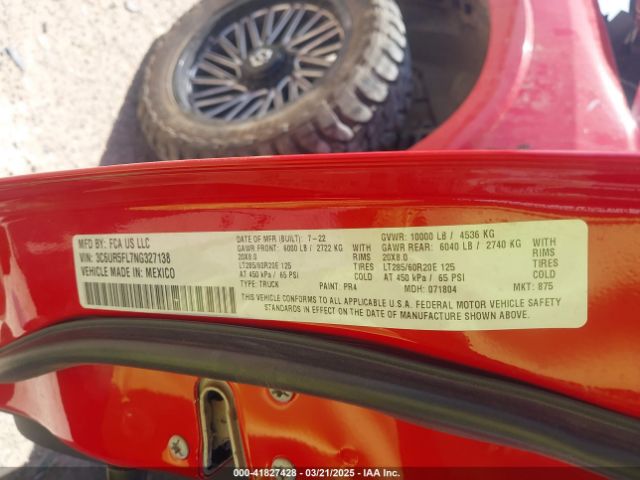 2022 RAM 2500 3C6UR5FL7NG327138 Photo 8
