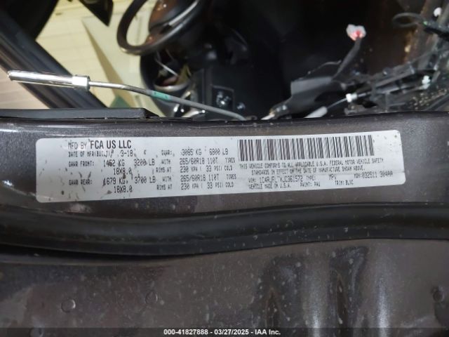 1C4RJFLTXJC361572 Jeep Grand Cherokee Trailhawk 4x4