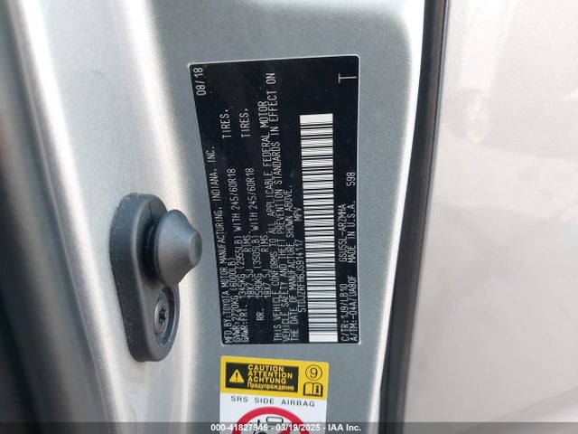 5TDJZRFH6JS914117 Toyota Highlander Xle