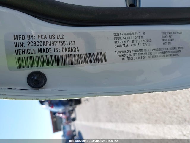 2C3CCAPJ9PH501147 Chrysler 300 300c