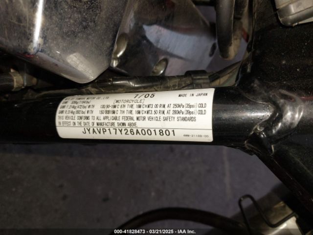 2006 YAMAHA XV1700 JYAVP17Y26A001801 Photo 9