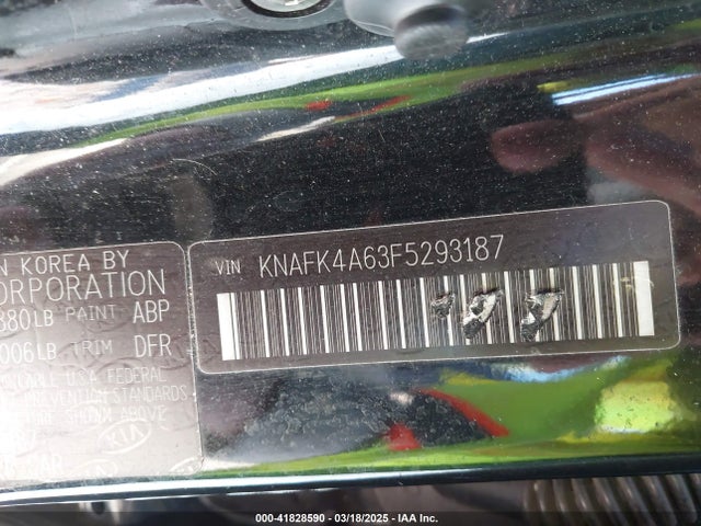 KIA FORTE LX 2015 KNAFK4A63F5293187 Image 12