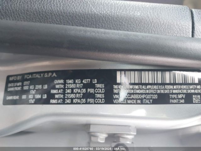 ZACCJABBXHPG07320 Jeep Renegade Latitude Fwd