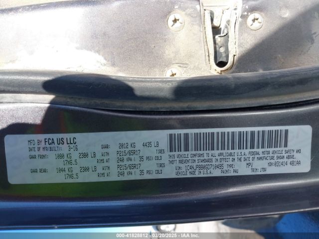 1C4NJPBB0GD710495 Jeep Patriot 75th Anniversary