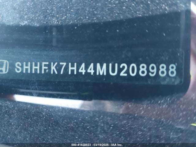SHHFK7H44MU208988 Honda Civic Sport