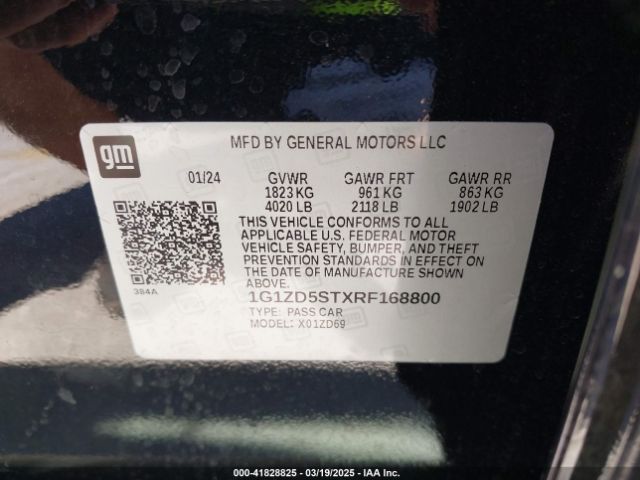 1G1ZD5STXRF168800 Chevrolet Malibu Fwd 1lt