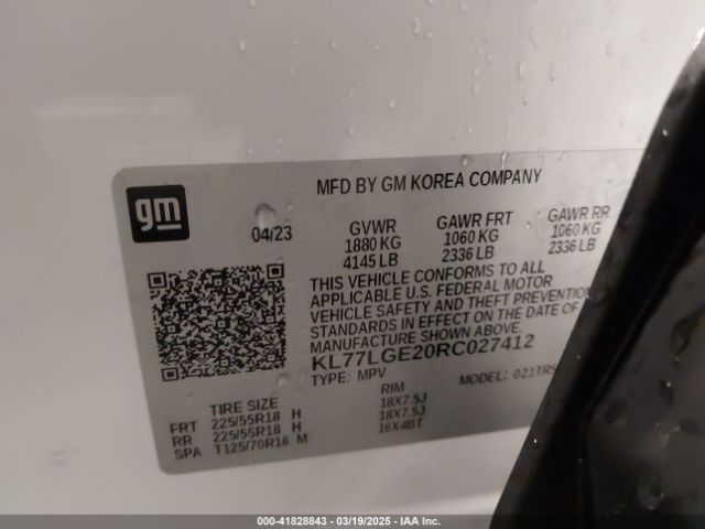 2024 CHEVROLET TRAX KL77LGE20RC027412 Photo 8