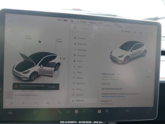 7SAYGDEE7PF809164 Tesla Model Y Awd/long Range Dual Motor All-wheel Drive