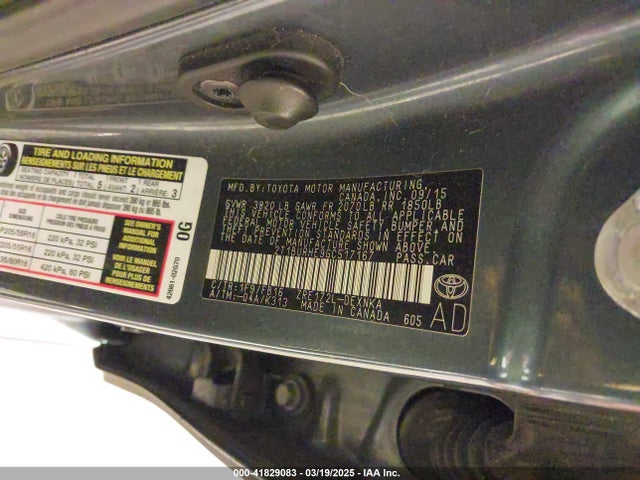 2T1BURHE9GC517167 Toyota COROLLA LE