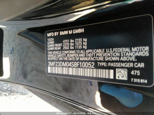 3MF23DM04S8F10052 BMW M2