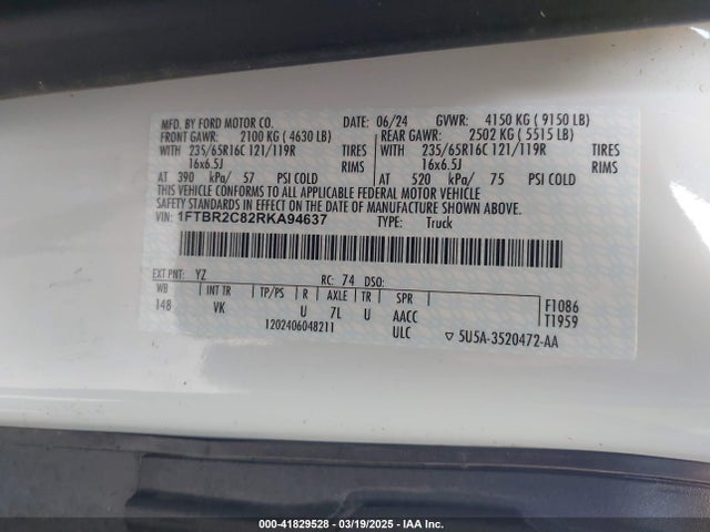 1FTBR2C82RKA94637 Ford Transit-250