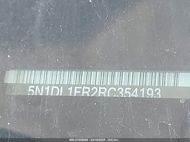 Auction sale of the 2024 Infiniti Qx60 Luxe, vin: 5N1DL1FR2RC354193, lot number: 41829558