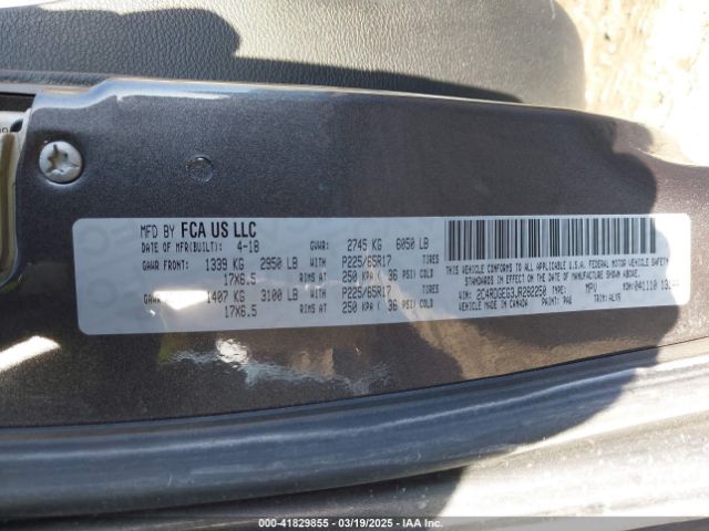 2C4RDGEG3JR282250 Dodge Grand Caravan Gt